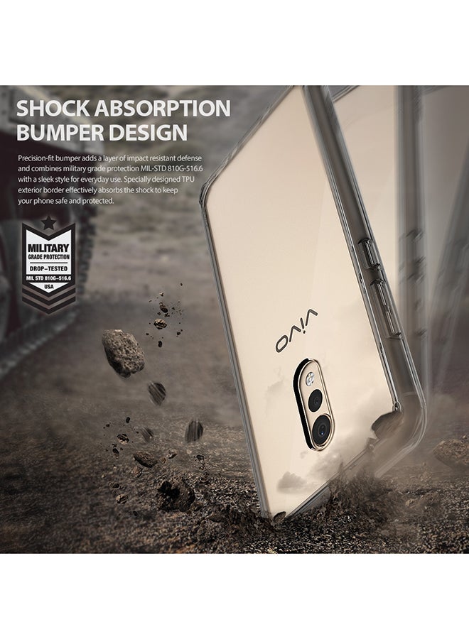 Ringke Fusion Shock Absorption Shell Case For Vivo Xplay6 Smoke Black - Image 3