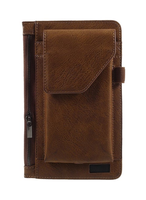Multi-Function Pouch Shell Case Brown