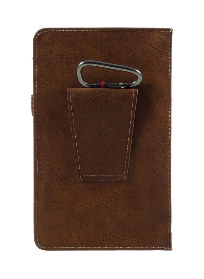 Multi-Function Pouch Shell Case Brown