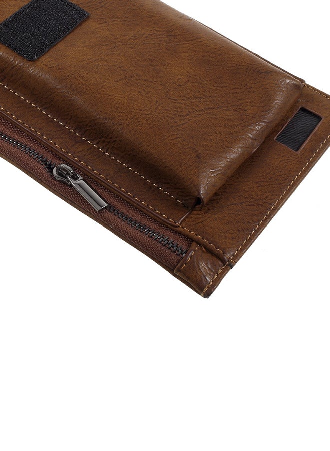 Multi-Function Pouch Shell Case Brown