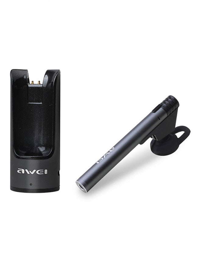 Awei Wireless Bluetooth Headset Stereo Headphone For Ios Android With Mic Grey - Image 1