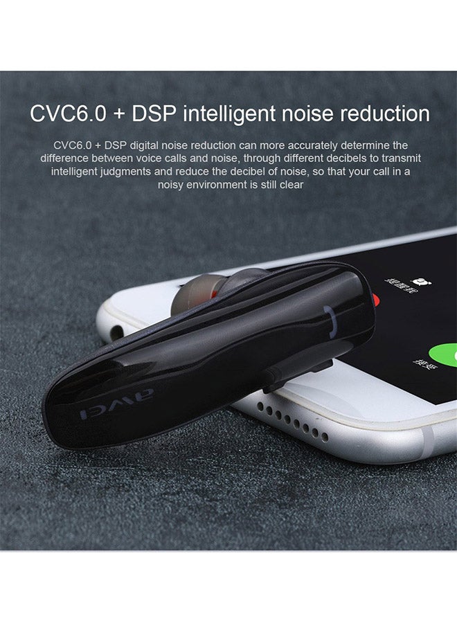 Awei Wireless Bluetooth In-Ear Hands Free With Mic Black - Image 2