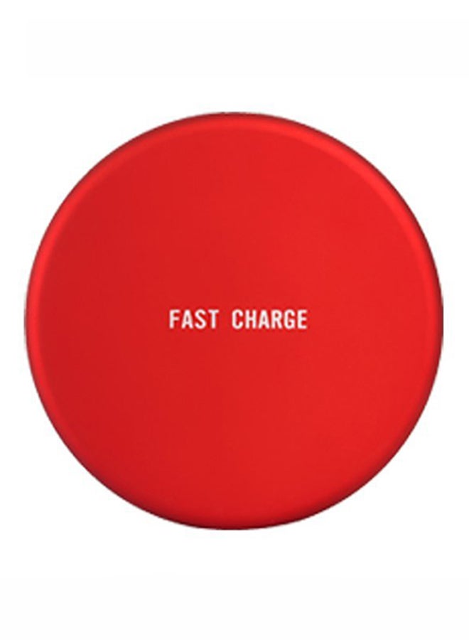 Generic - Q16 Wireless Charger Qi Wireless Charging Pad Stand For iPhone 8 Plus X/Galaxy S8 Plus Red - Image 1