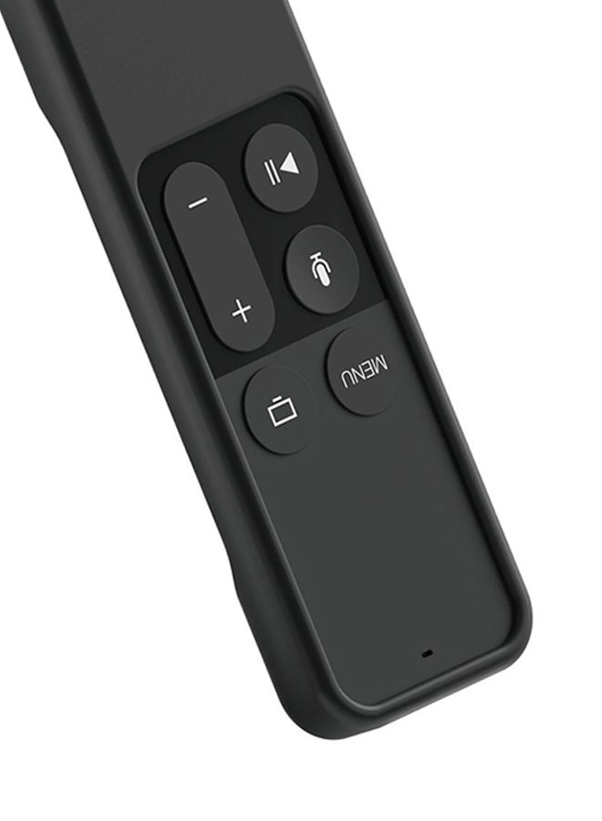 Elago Silicone Shockproof R1 Intelli Magnet Technology Case For Apple TV Remote Black - Image 3