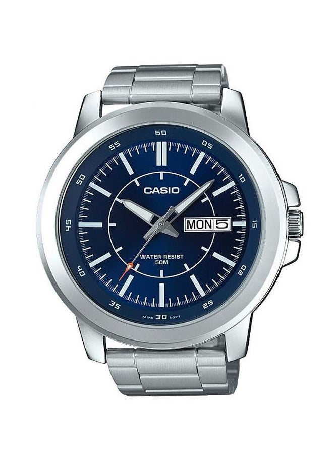 CASIO Men's Stainless Steel Analog Quartz Watch MTP-X100D-2EVDF