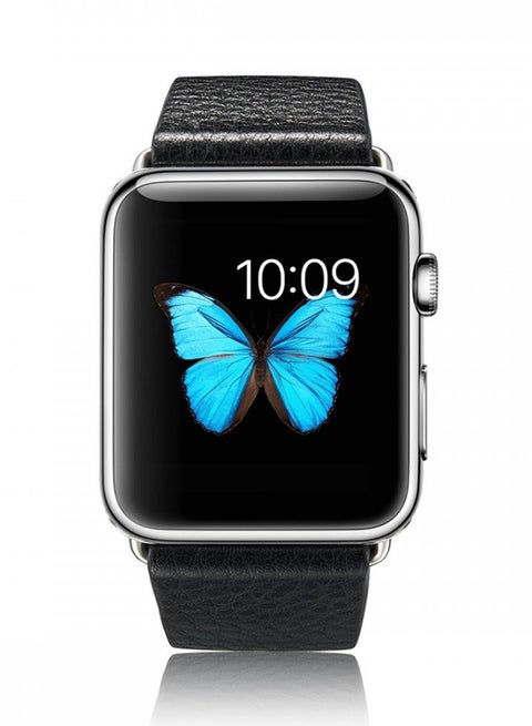 Leather Vintage Series Band For Apple Watch 42mm Black