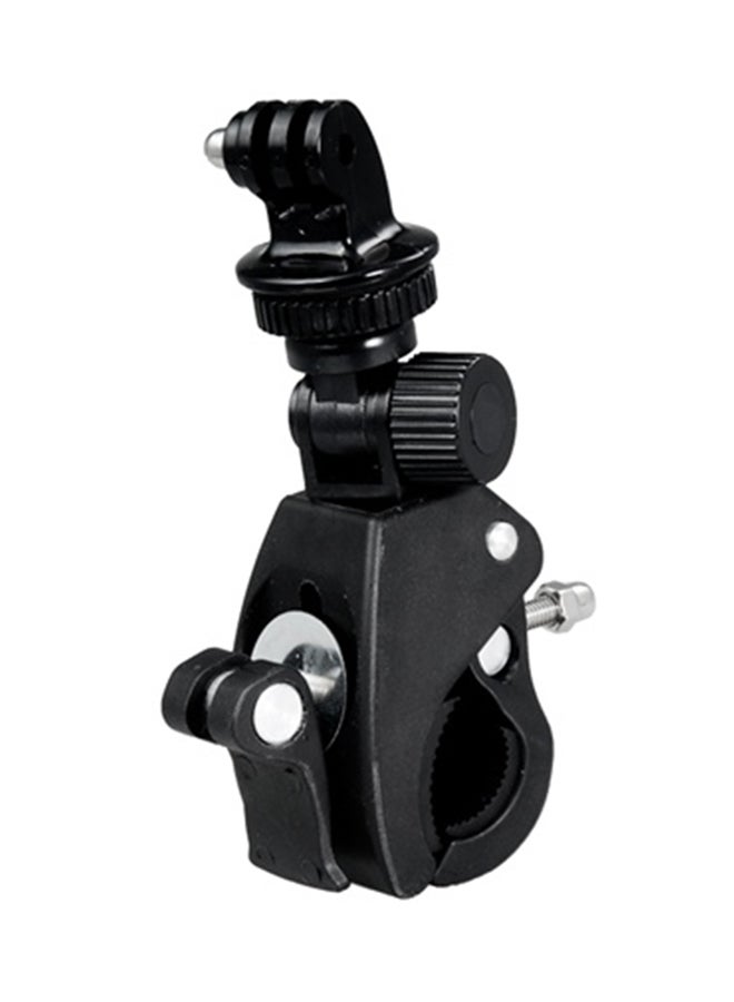 Generic - Adjustable Bicycle Pole Rollbar Bike Handlebar Mount For Gopro Hero 5 4 3 And YI Action Camera Black - Image 1