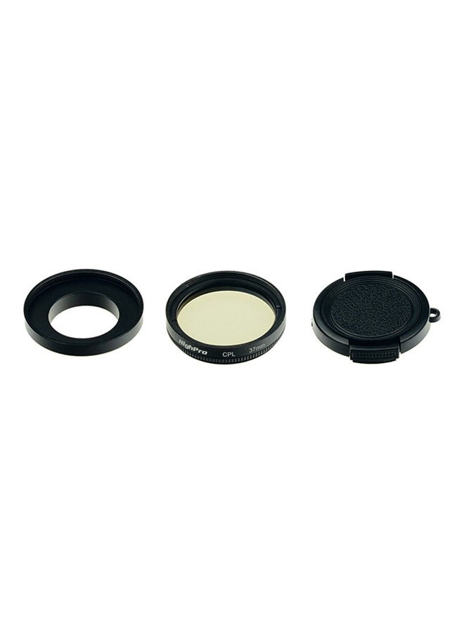 Generic - 37 mm CPL Filter Circular Polarizer Lens For Gopro Hero 3/Hero3+ Black - Image 1