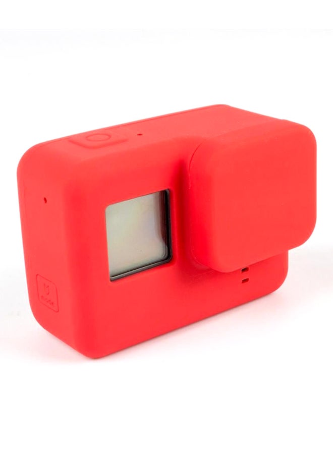 Mini Lens Cap Cover For GoPro Hero 5 Sports Action Camera Red  - Image 2