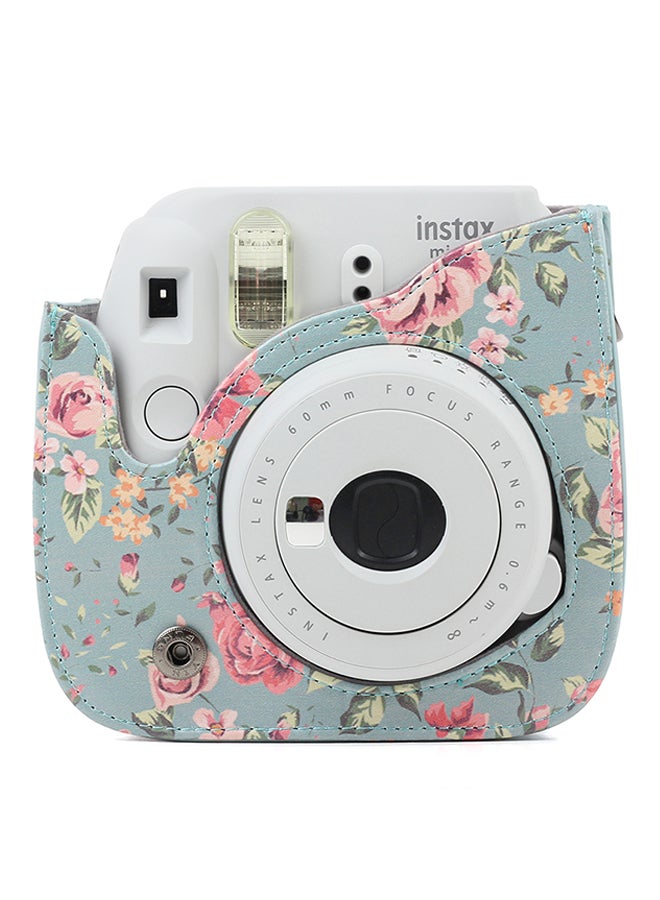 CAIUL Vintage Rose Design Camera Case For FujiFilm Instax Mini 9, 8, 8+ Instant Camera  - Image 5