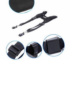 Ozone Dual Shoulder Quick Release Neck Belt Sling Strap For DSLR Cameras Black  - Image 2