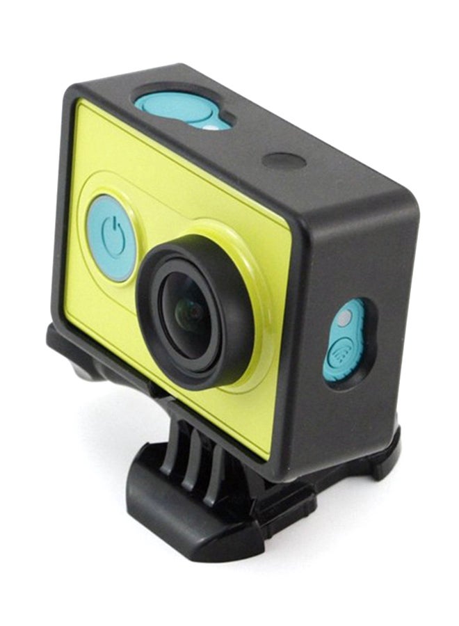 Protective Frame Case With Clip Mount & Screw For Xiaomi Yi Camera Black - Image 4