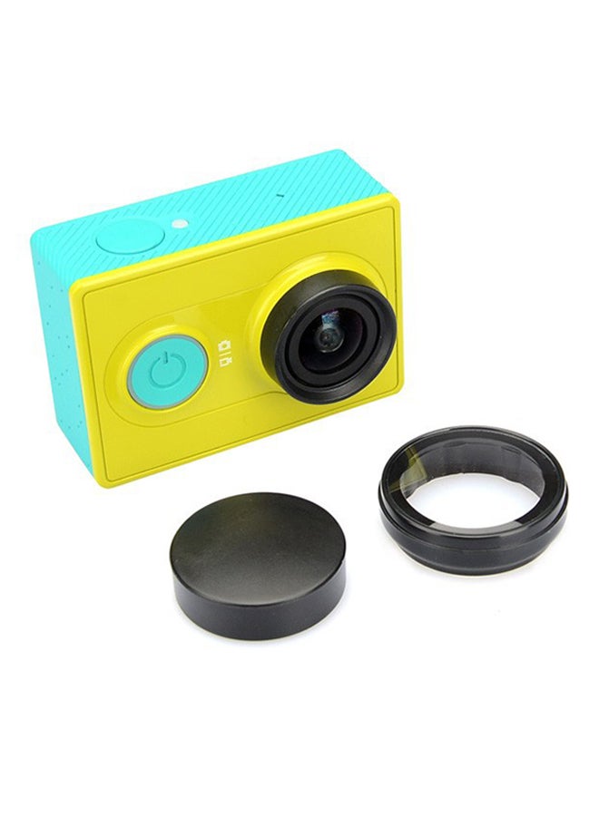 أوزون طقم فلاتر الأشعة فوق البنفسجية المزوّدة بغطاء واقٍ لكاميرا شاومي وي أسود - Image 1