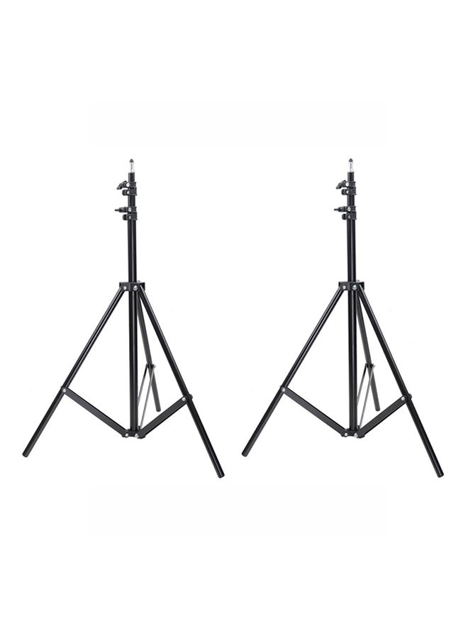 Generic - 2-Piece Tripod Photography Light Stand Multicolour - Image 1
