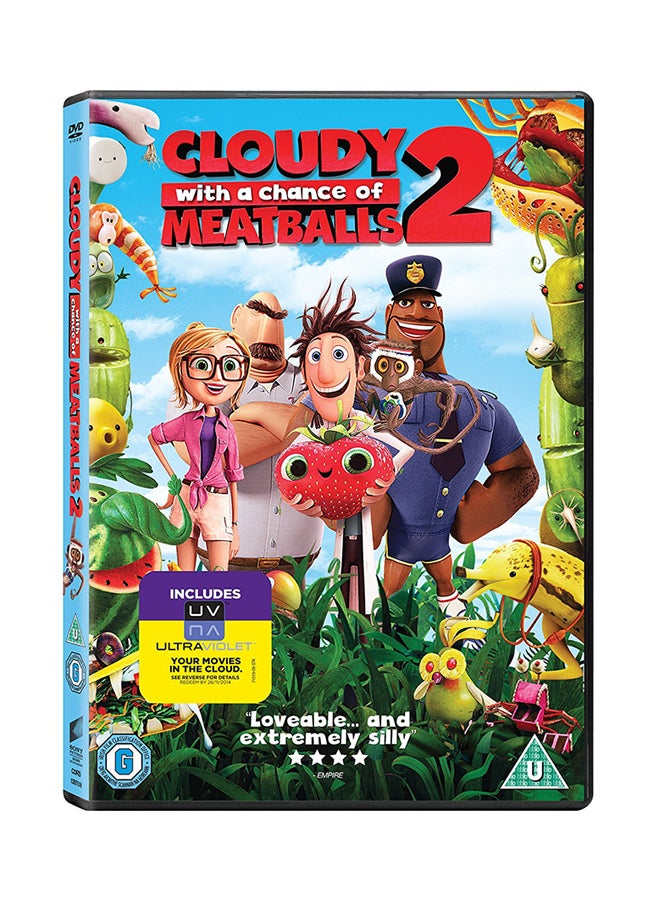 فيلم غائم مع فرصة لتساقط كرات اللحم ثلاثي الأبعاد dvd - Image 2