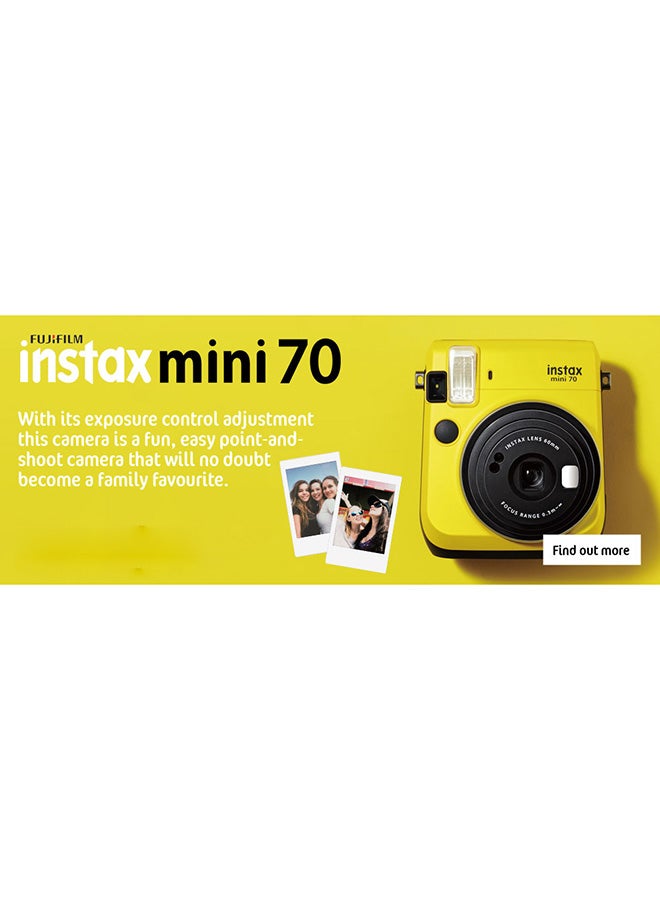 FUJIFILM Instax Mini 70 Instant Film Camera  - Image 2