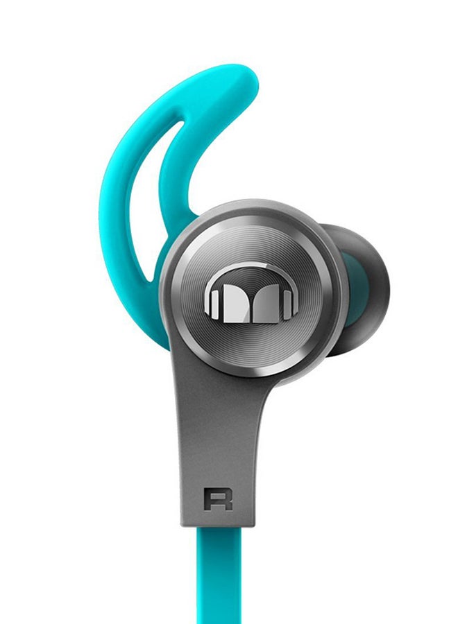 Monster - iSport Achieve In-Ear Bluetooth Wireless Headphones With Built-In Mic Blue - Image 1
