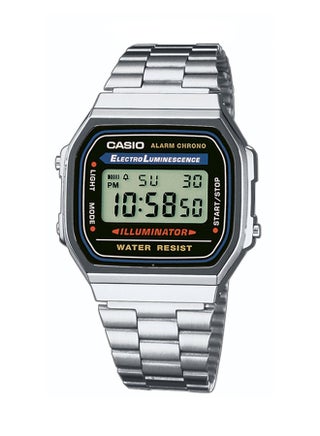 Men's Classic Digital Quartz Watch A159W - 32 mm - Silver - v1515412947/N12072592A_1