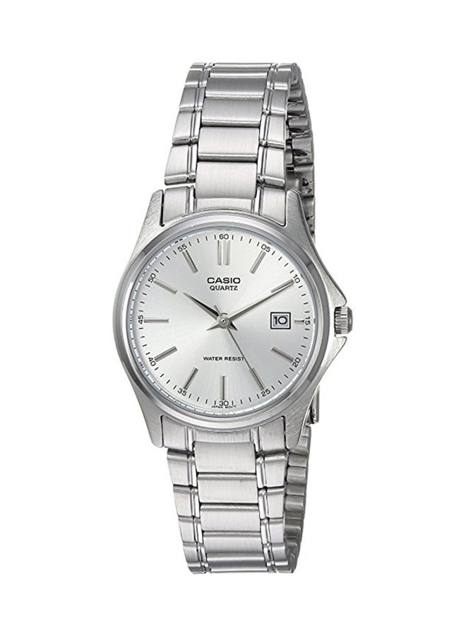 كاسيو ساعة يد رسمية بعقارب طراز LTP1183A-7ADF - مقاس 29 مم - لون فضي للنساء - Image 1
