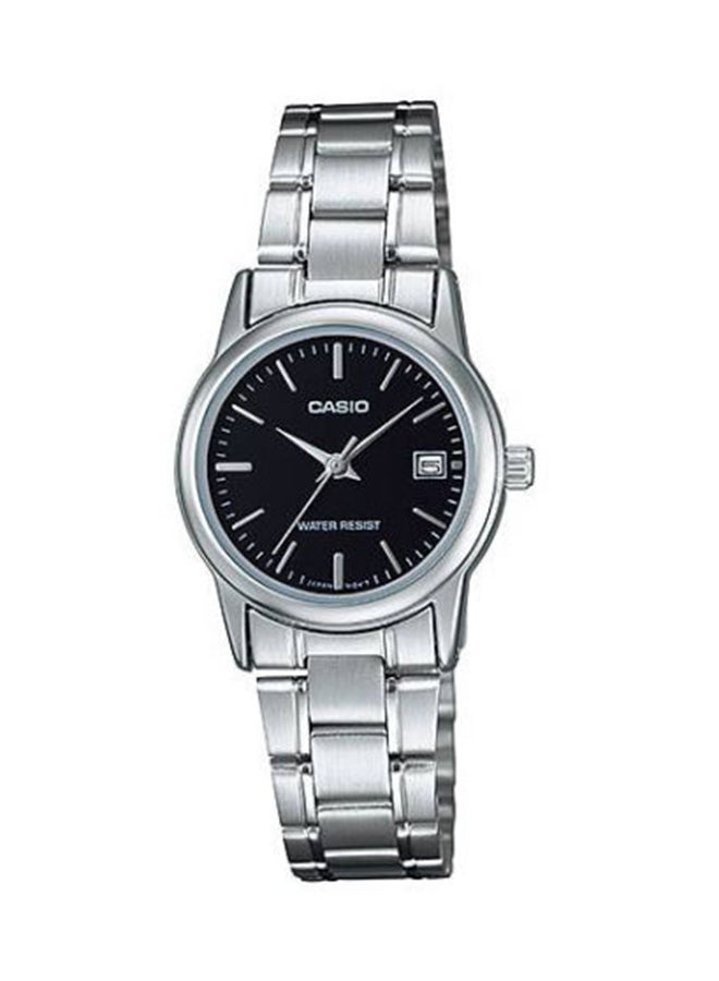 CASIO Women's Formal Analog Watch LTP-V002D-1A - 25 mm - Silver - Image 1