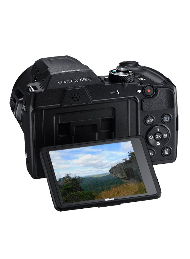 Nikon - Coolpix B500 Point And Shoot Camera 40X Wide Optical Zoom-Nikkor Ed Glass Lens 16Mp With Tilt Lcd Screen, Built-In Wi-Fi, Nfc tooth - Image 1