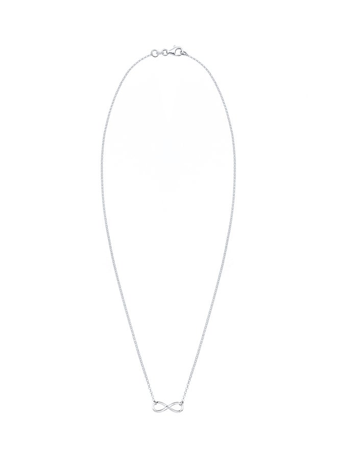 DIAMORE - 925 Sterling Silver Infinity Pendant Necklace - Image 1