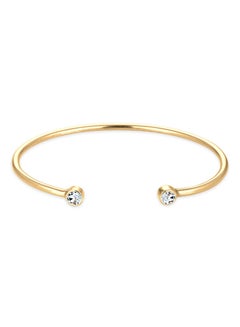 925 Sterling Silver Swarovski Studded Gold-Plated Bracelet