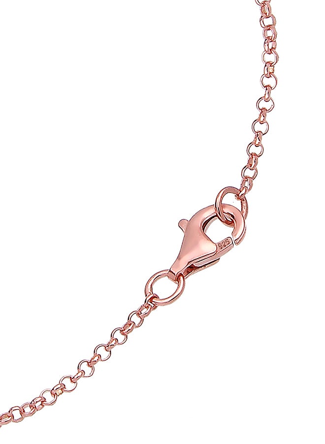 elli 925 Sterling Silver Cubic Zirconia Studded Infinity Bracelet - Image 3