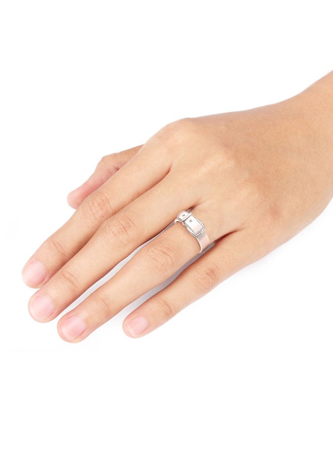 DIAMORE - 925 Sterling Silver Diamond Ring - Image 1