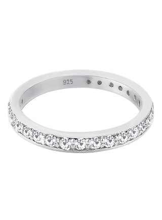 925 Sterling Silver Swarovski Crystal Band Ring - v1515498406/N13107393V_1