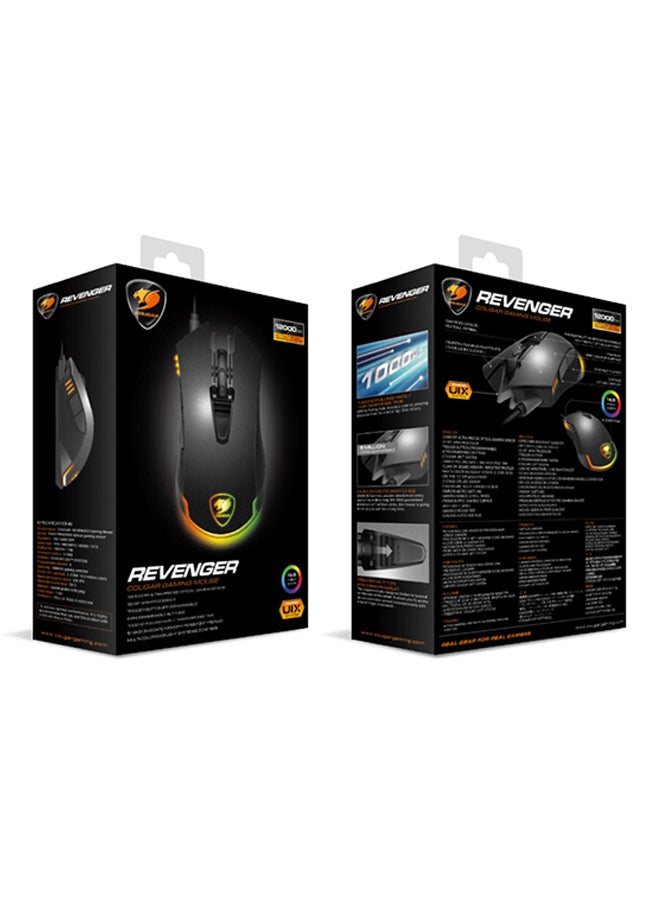Cougar USB Revenger Optical Mouse Black  - Image 4