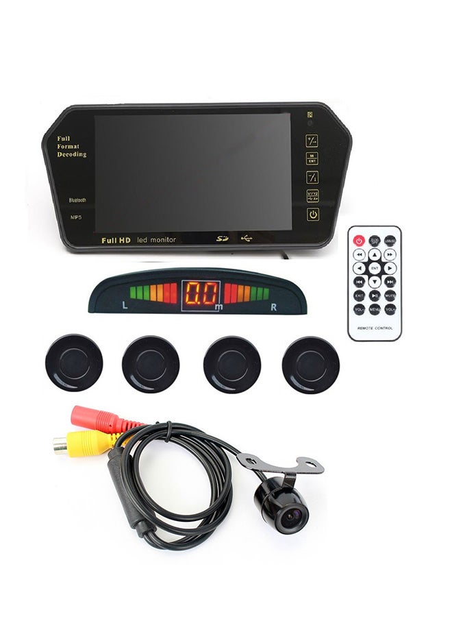 X3 7-Inch TFT HD Rearview Mirror Monitor With Camera And Sensors  - Image 1