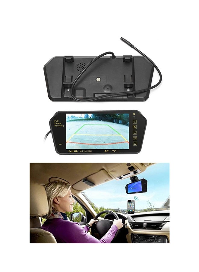 X3 7-Inch TFT HD Rearview Mirror Monitor With Camera And Sensors  - Image 4