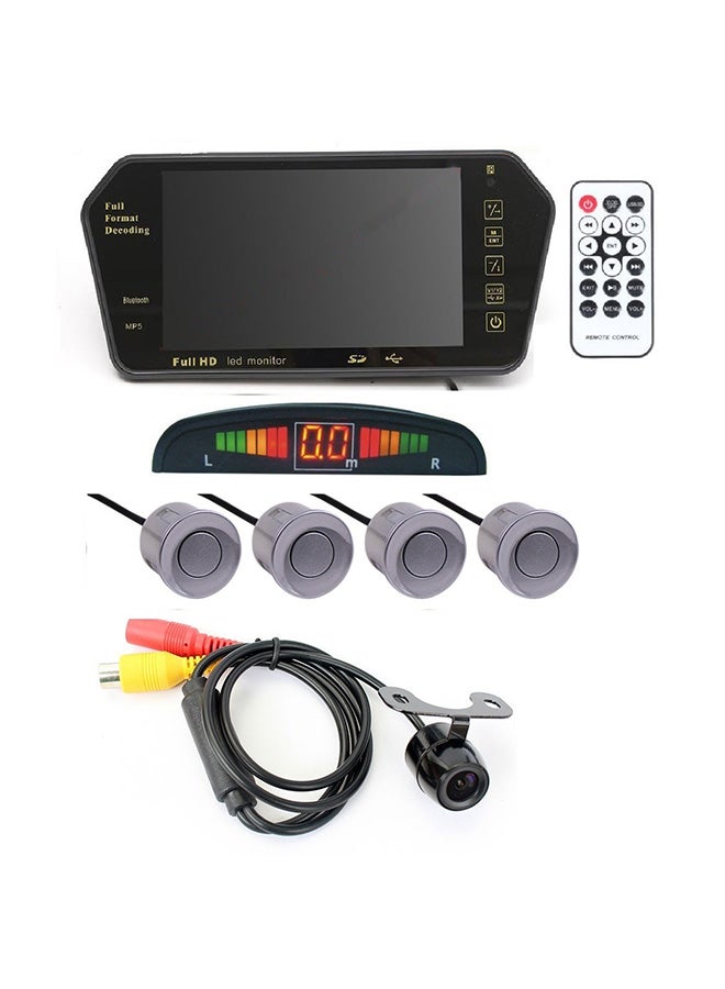 X3 7-Inch TFT HD Rearview Mirror Monitor With Camera/Sensors - Image 1