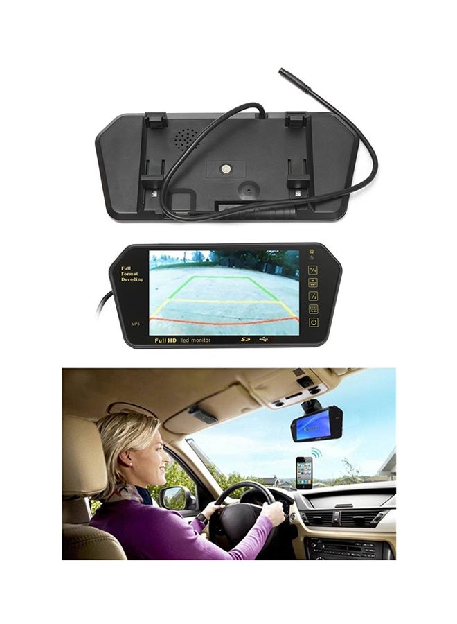 X3 7-Inch TFT HD Rearview Mirror Monitor With Camera/Sensors - Image 4