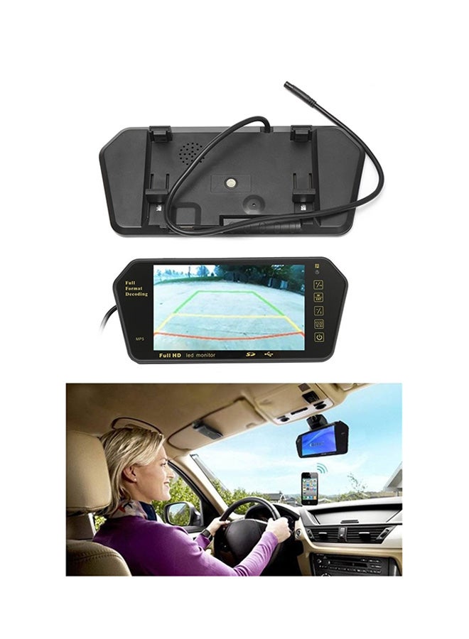 X3 7-Inch TFT HD Rearview Mirror Monitor With Camera And Sensors - Image 4
