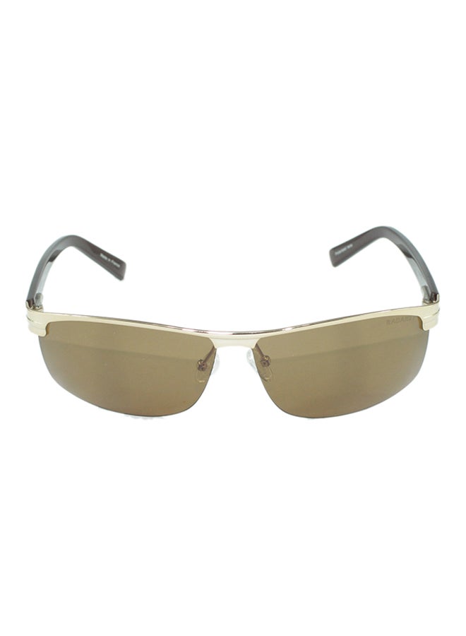 Radar Men's Semi-Rimless Wrap Around Polarized Sunglasses - Image 1