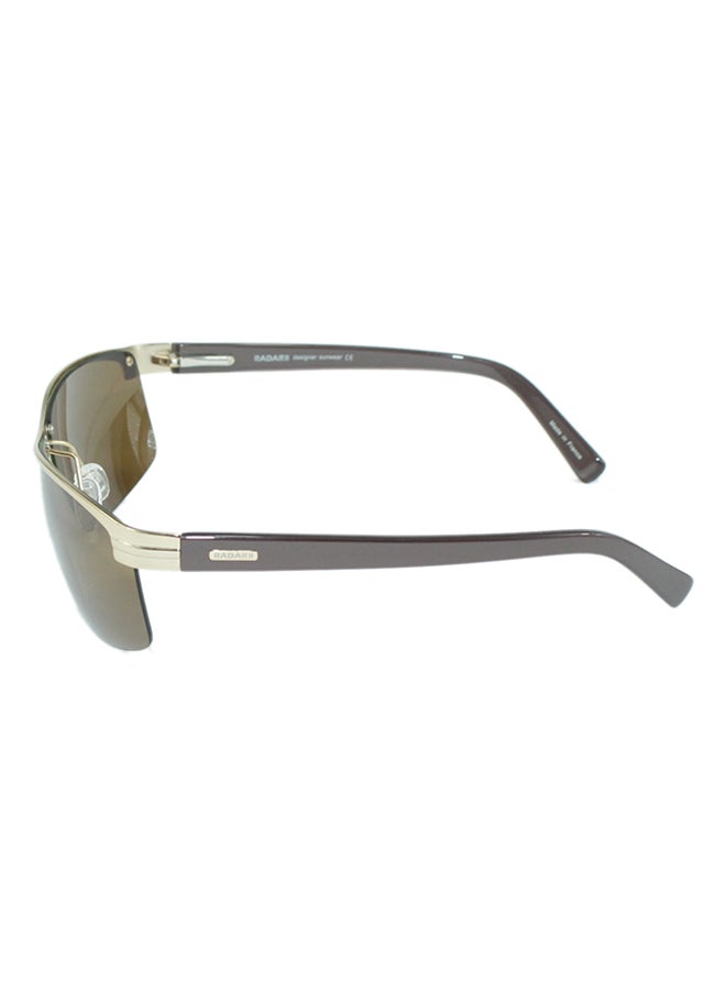 Radar Men's Semi-Rimless Wrap Around Polarized Sunglasses - Image 2