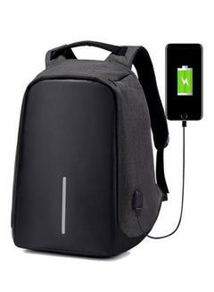 Anti Theft Backpack With USB Charging Port 15 Liter, 42 cm Black - v1515588604/N12841359A_1