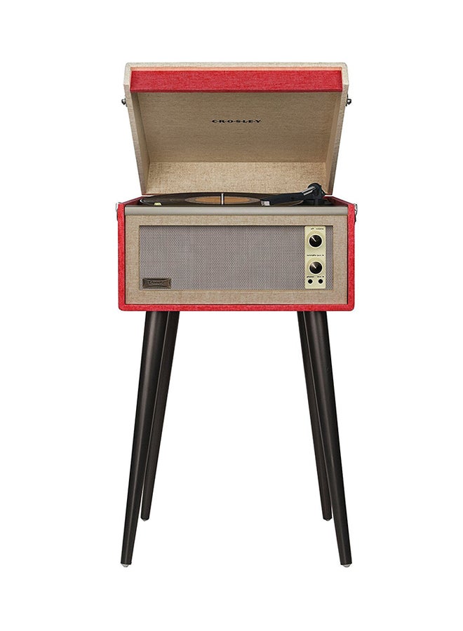Crosley Dansette Bermuda Wireless Turntable 710244202572 Red/Beige  - Image 1