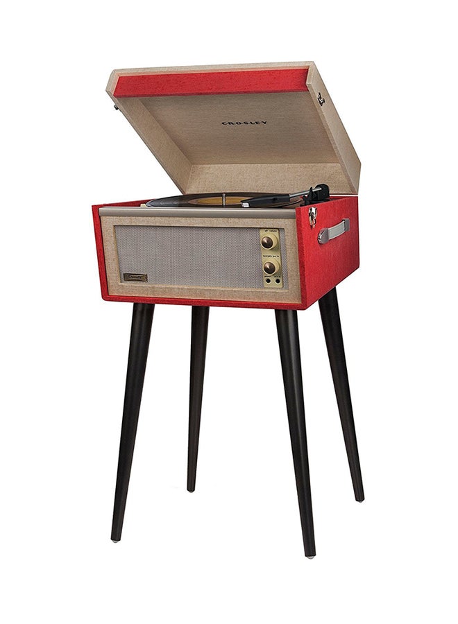 Crosley Dansette Bermuda Wireless Turntable 710244202572 Red/Beige  - Image 4
