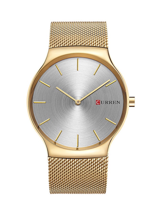 كارين ساعة يد بعقارب مقاومة للماء وبسوار من الستانلس ستيل طراز 8256 للرجال - Image 1