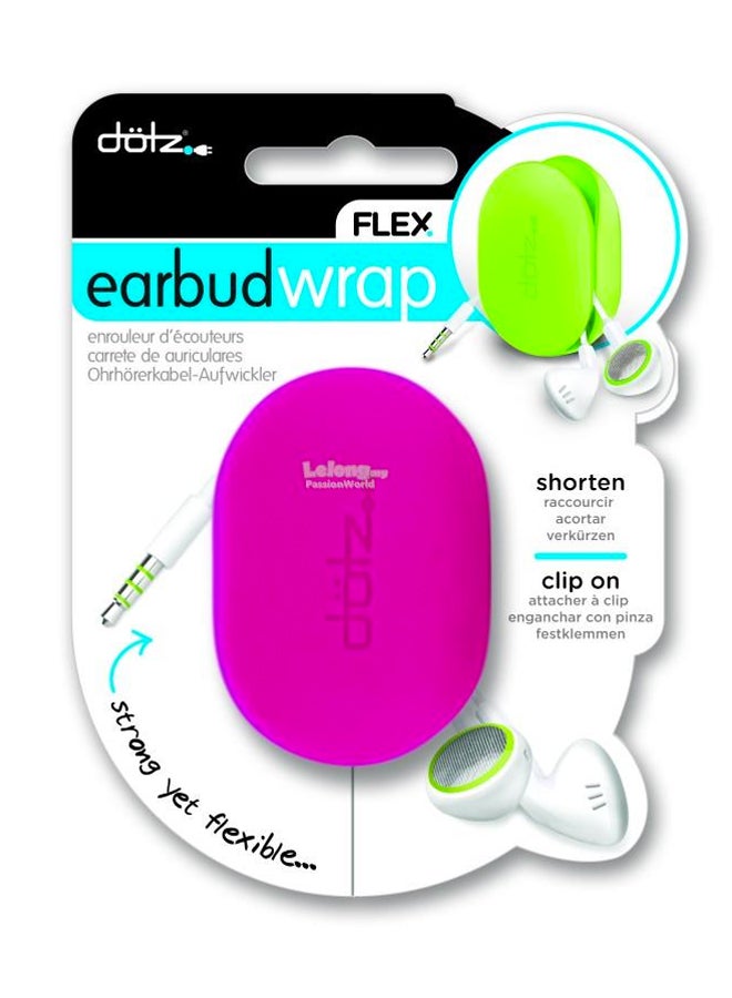 Flex Earbud Wrap Neon Magenta