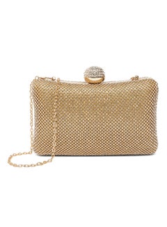 YUEJIN Faux Leather Clutch Gold  - Image 1