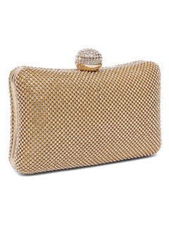 YUEJIN Faux Leather Clutch Gold  - Image 2