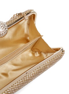 YUEJIN Faux Leather Clutch Gold  - Image 3