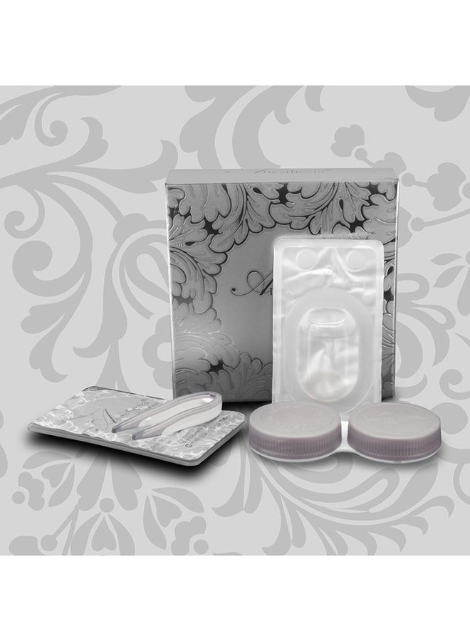 Anesthesia Addict Amarillo (Light Grey) 6 Months Disposable Contact Lenses  - Image 2