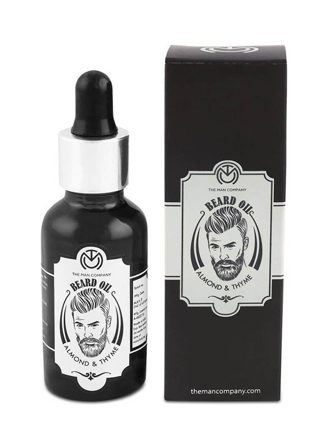 The Man Company Almond And Thyme Beard Oil 30ml - Image 2