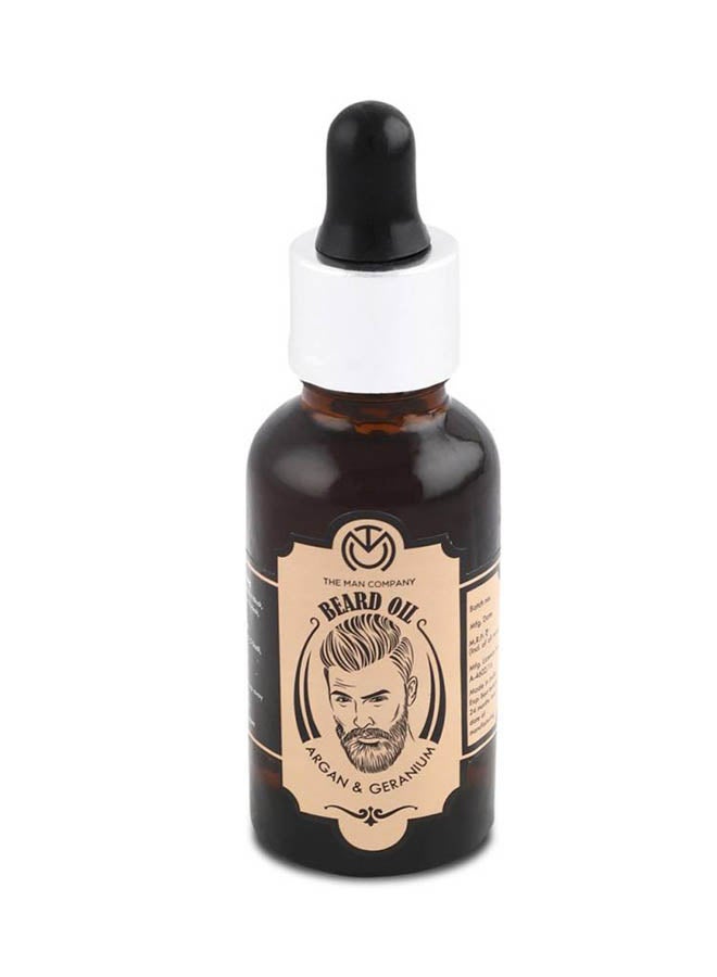 The Man Company - Argan And Geranium Beard Oil 30ml - Image 1
