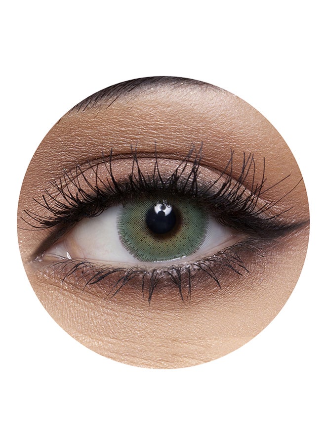 Anesthesia USA Chicago Green 6 Months Disposable Contact Lenses  - Image 1